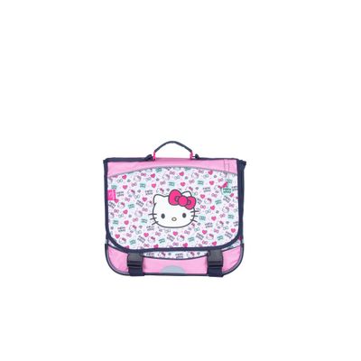 Cartable Hello Kitty Lovely - 38 cm - 2 compartiments - rose - Kid'Abord