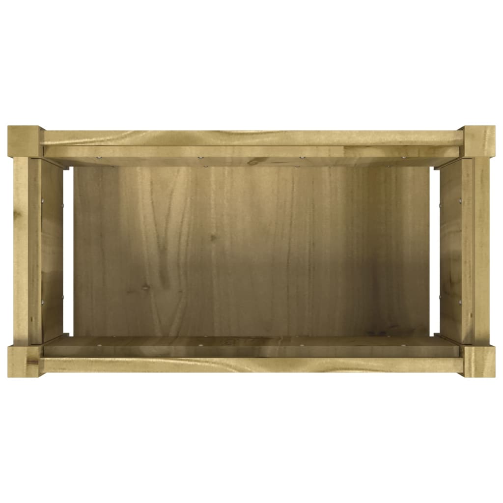 Jardinière 60x31x31 cm bois de pin imprégné