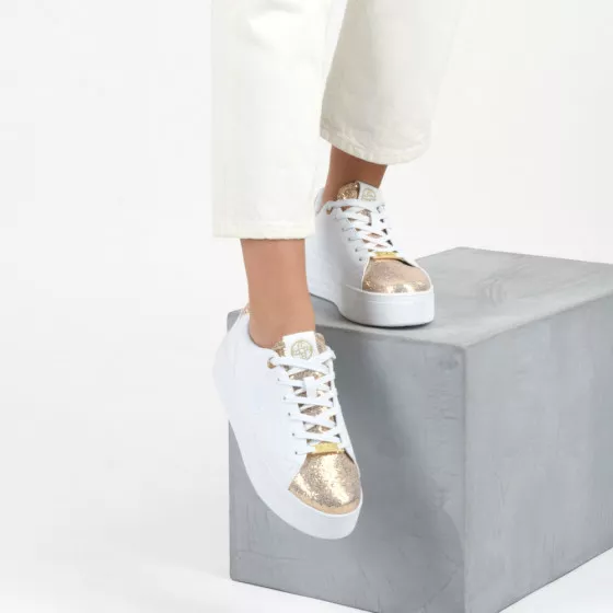 Baskets BLANC ENRICO COVERI