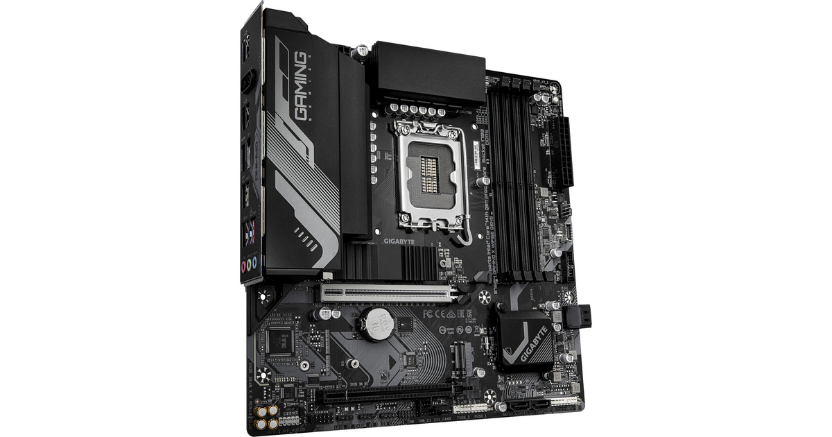 GIGABYTEB760M GAMING X WIFI6E GEN5 socket 1700 moederbord  (Zwart, RAID, 2.5Gb-LAN, Wi-Fi 6E, BT 5.3, Sound, µATX)
