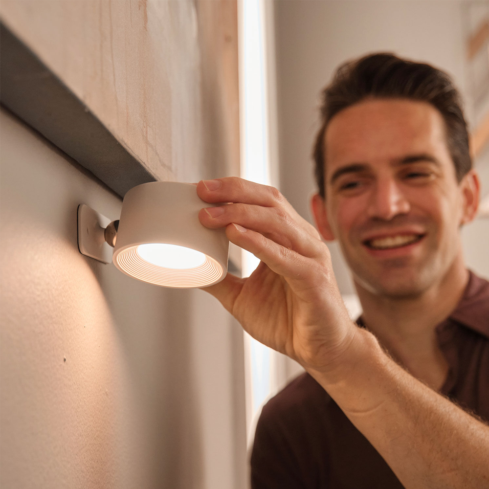 Vigilamp Pod LED Touch Lampe Magnetische Wandleuchte Akku Home Deko Beleuchtung (VVAVACIND0477) - Weiss