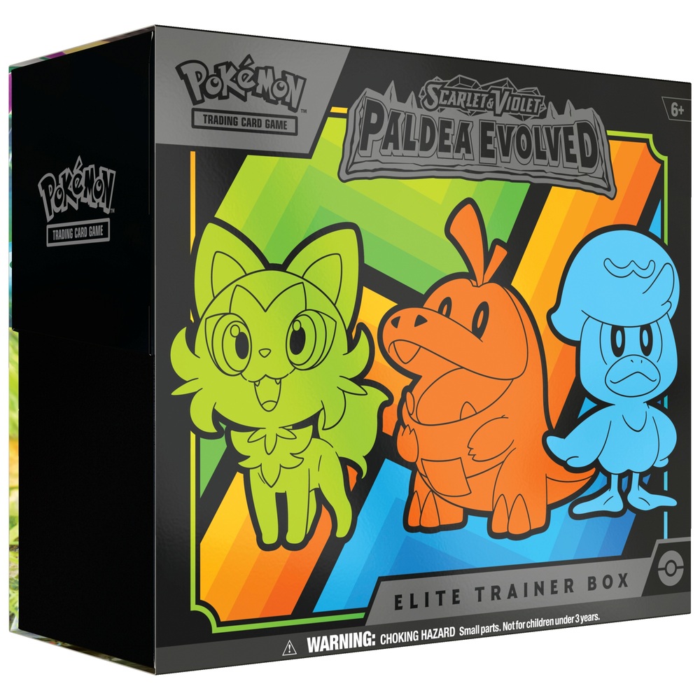 Pokémon-Sammelkartenspiel Scarlet & Violet Paldea Evolved Elite Trainer Box