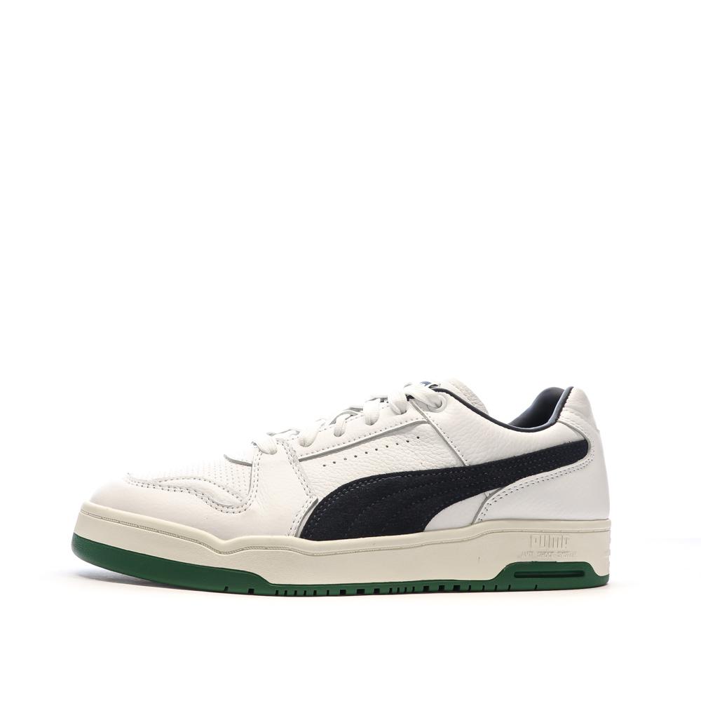 Puma Baskets Blanc/Marine Homme Puma Slipstream Lo Varsit