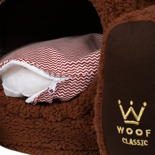 Cama para cães Woof Bear, marrom