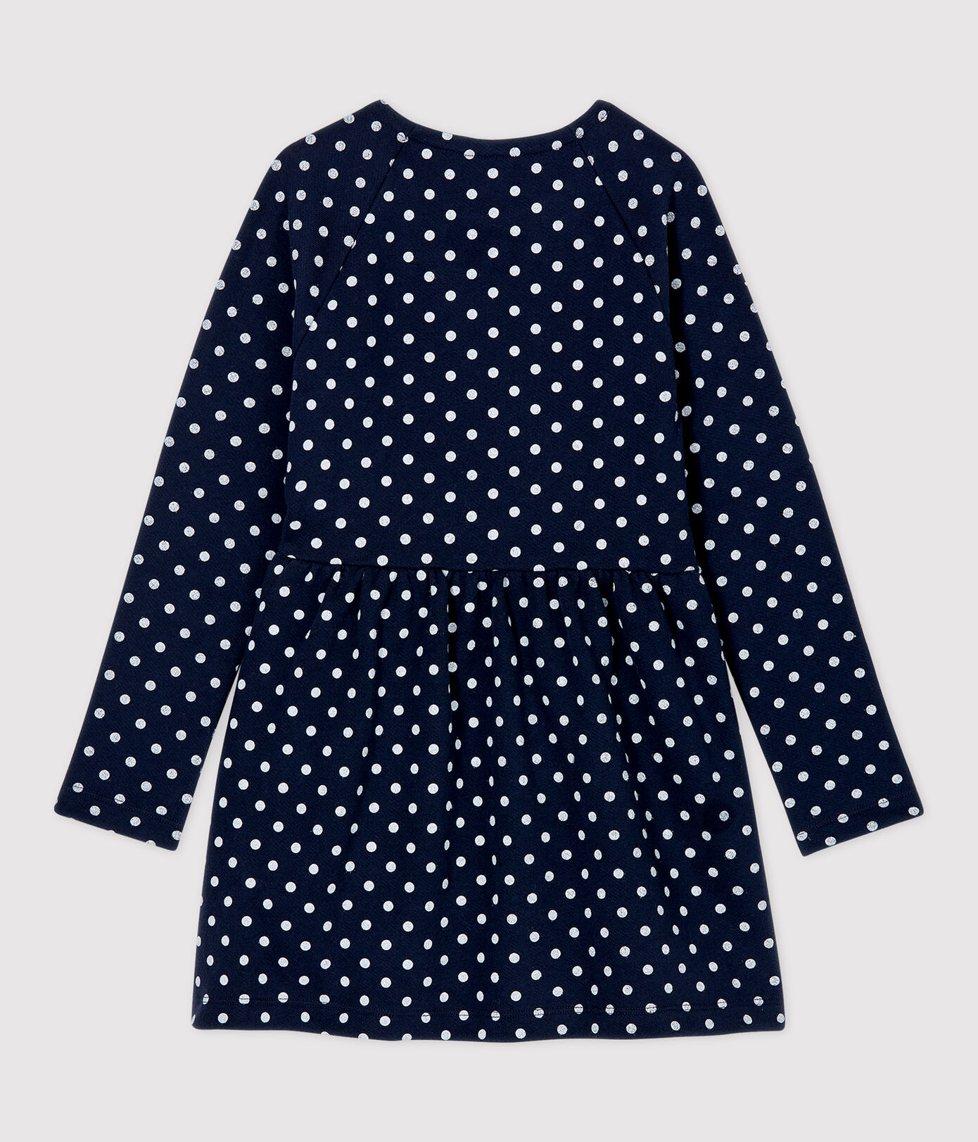Robe manches longues en molleton enfant fille