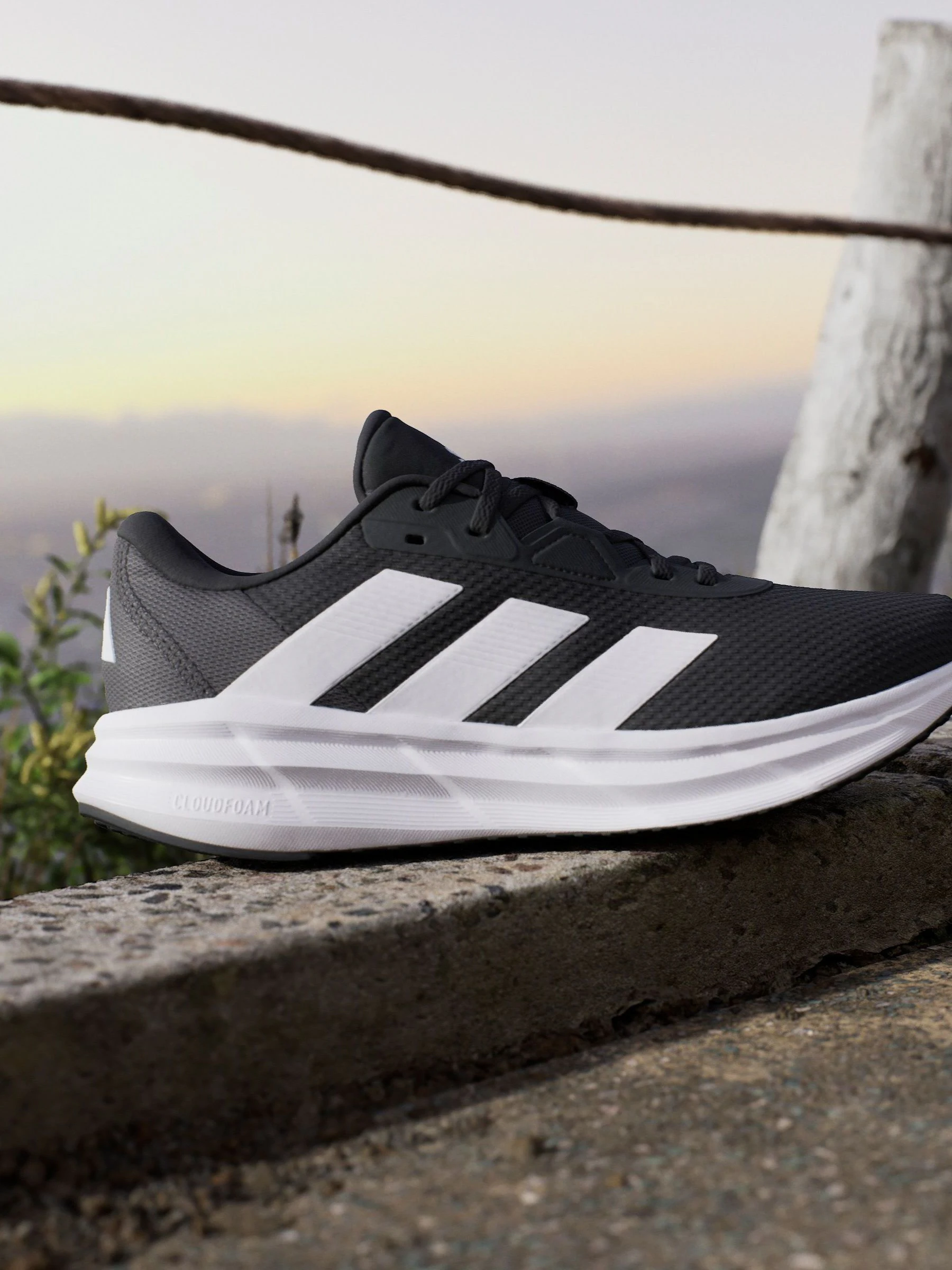 Zwart/wit - adidas Galaxy 7 hardloopschoenen