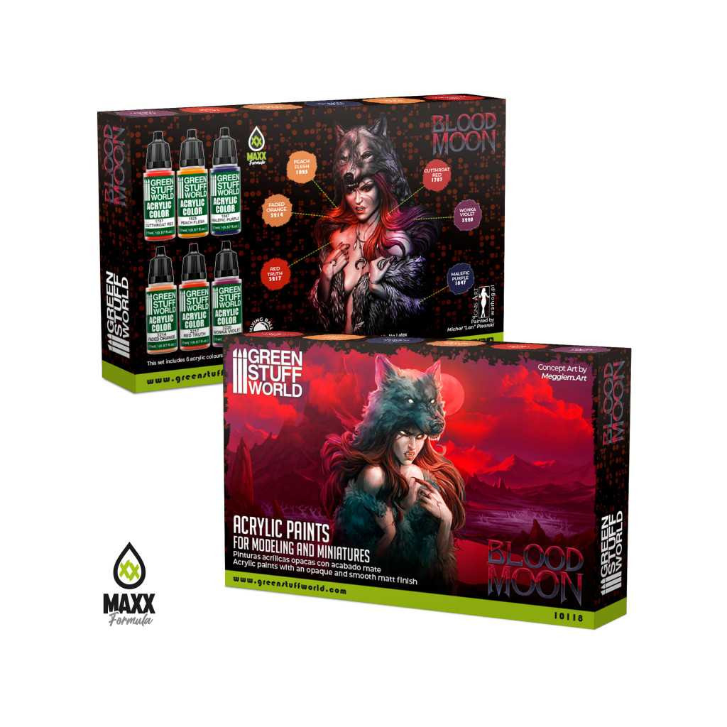 Set de Peintures - Moon Blood
