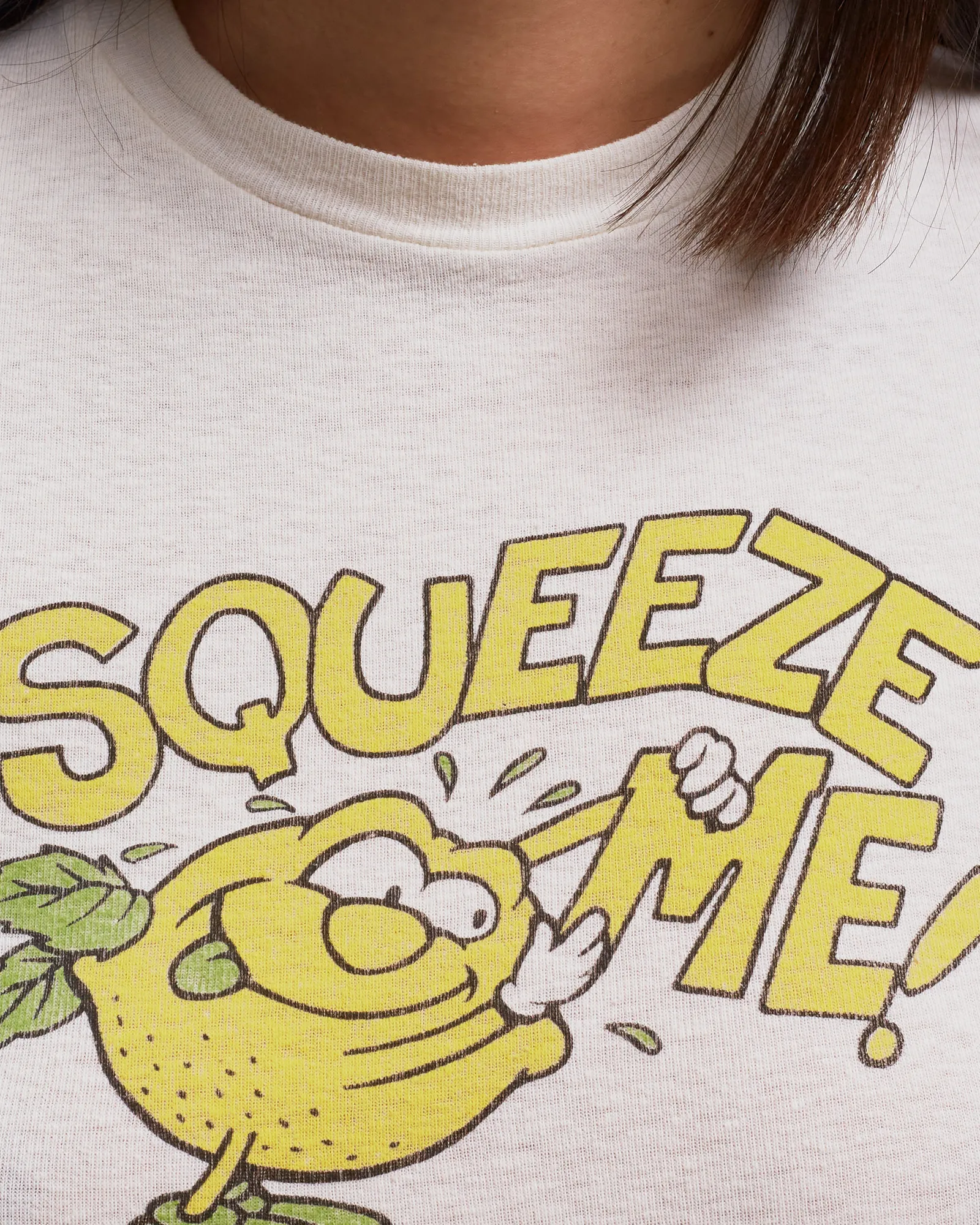 Re/Done 90S BABY TEE SQUEEZE ME