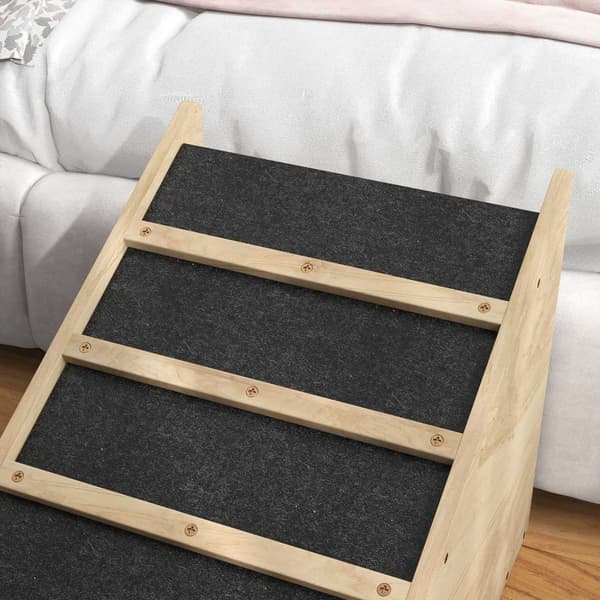 Hunderampe Sklisikker Kjæledyrrampe For Bagasjerom, Inngangshjelp For Middels Hunder Opp Til 20 Kg, 90X40X45Cm