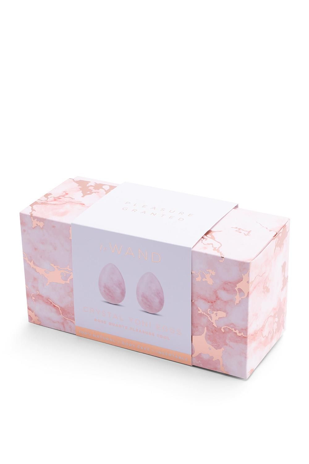 Le Wand Crystal Yoni Eggs Rose Quartz