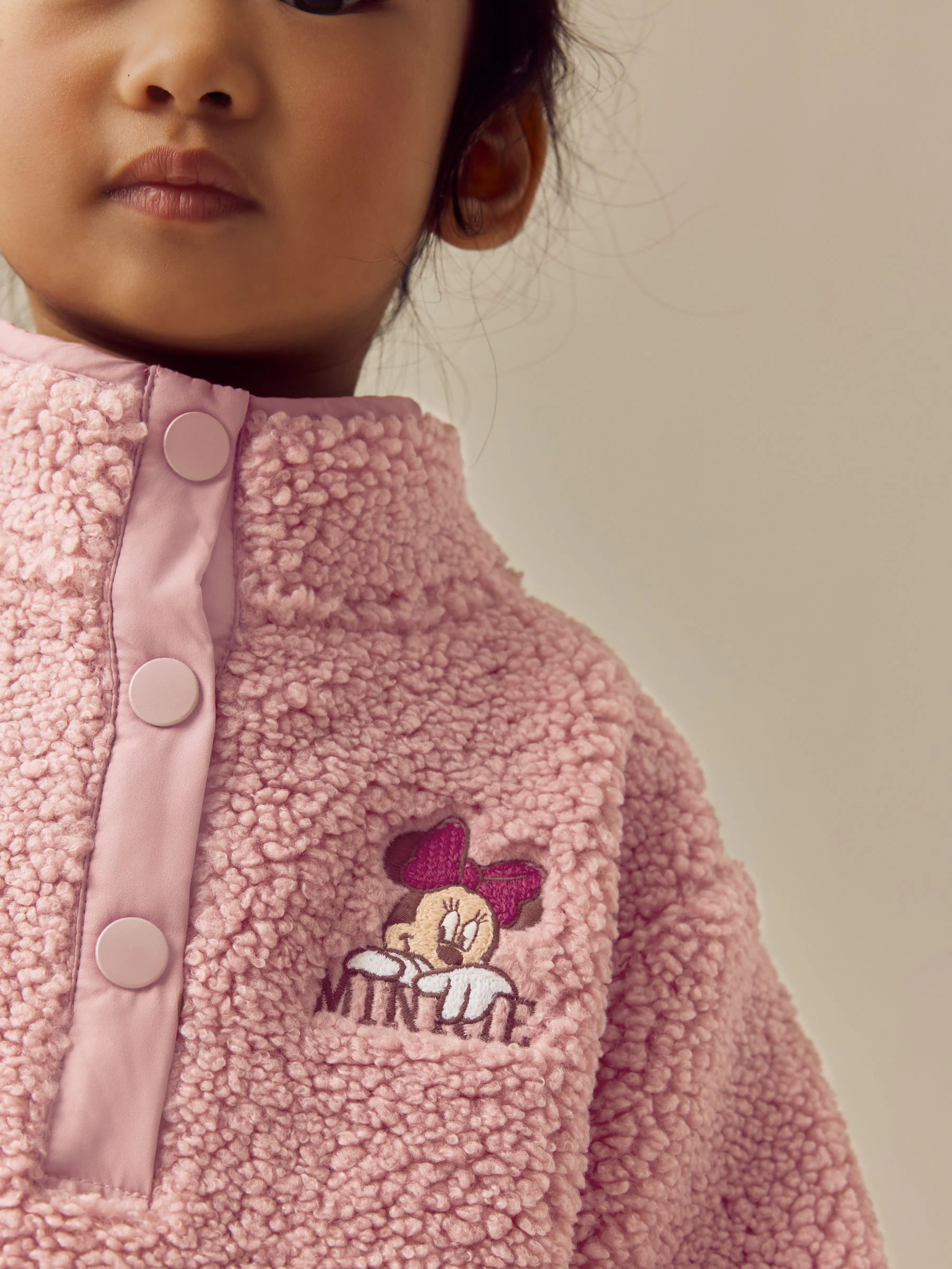 Roze - Disney Minnie fleecetop (3 mnd - 7 jr)
