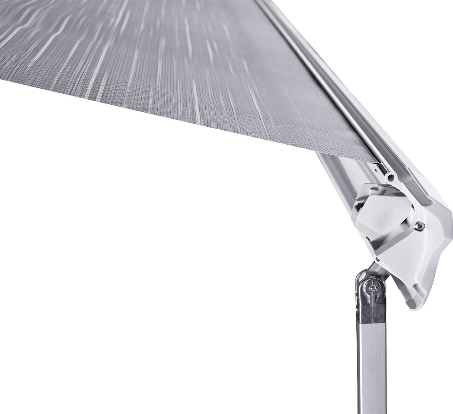 Thule Omnistor 6300 Dachmarkise Gehäusefarbe Eloxiert Tuchfarbe Mystic Grey 3,25 m