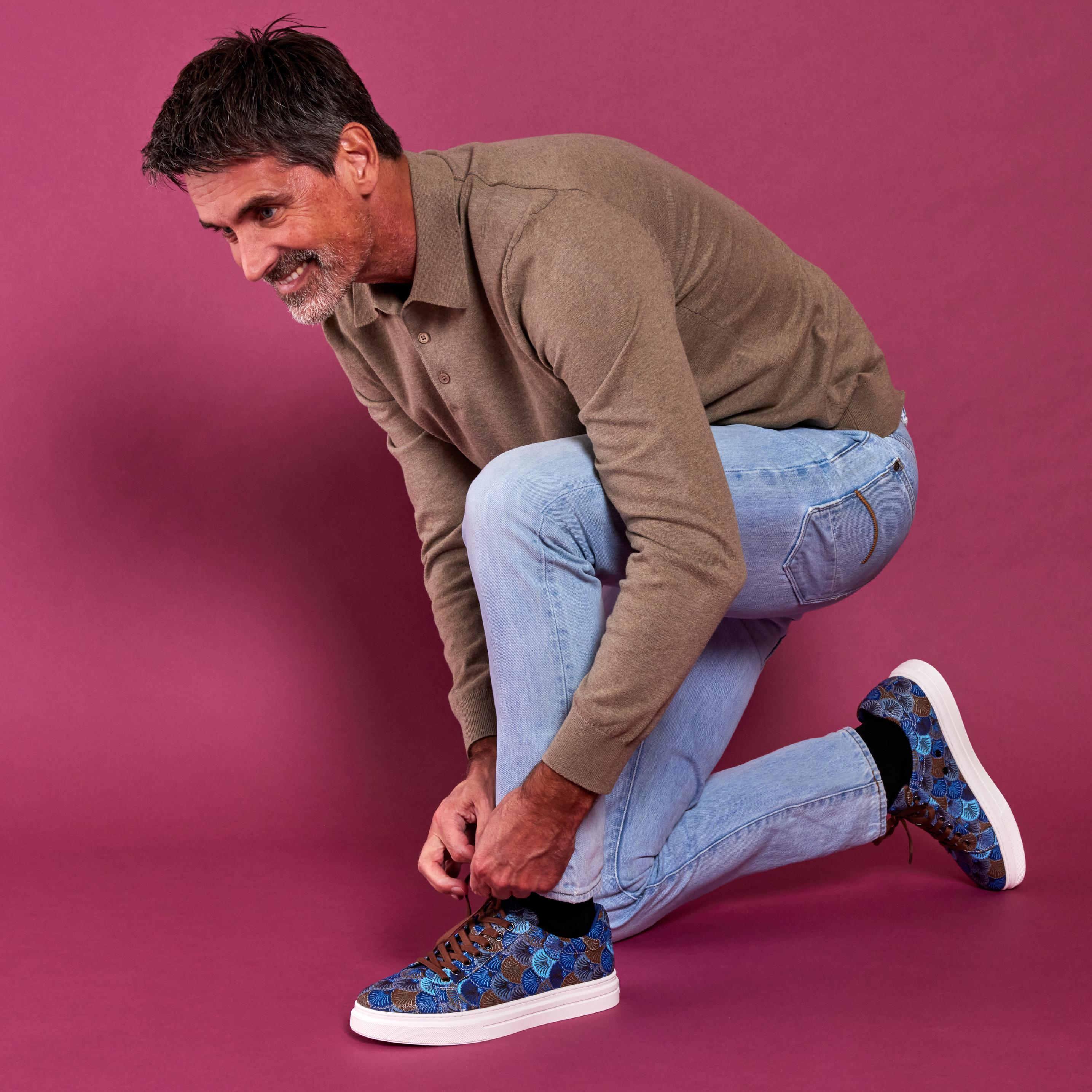 Blue Blazing Sneakers
