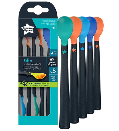 Tommee Tippee Babylöffel - Softee - 5er-Pack - Navy/Mehrfarbig