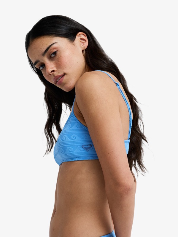 Paradise Wave Bralette Haut de bikini bralette Bleu Femme