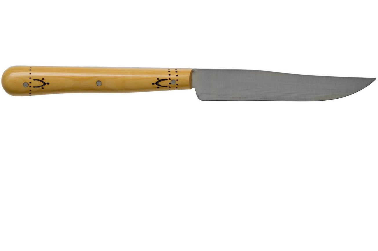 Nontron Traditional 6-delige steakmesset buxushout, T6OFRYBU