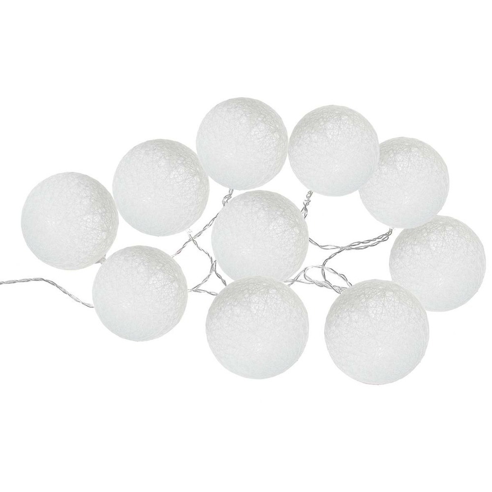 Guilande led solaire 10 boules d6