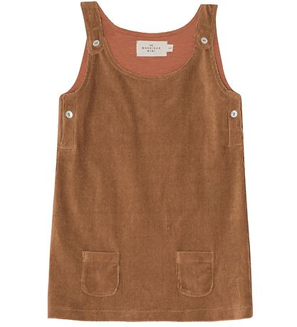 Monsieur Mini Kleid - Cord - Chocolate