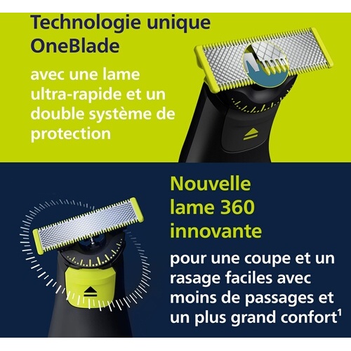 Tondeuse homme Philips QP6506/15 One Blade Pro