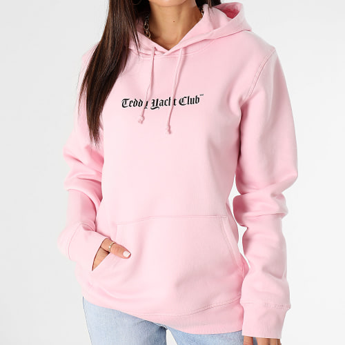Sweat Capuche Femme Art Series Dripping Pink Rose