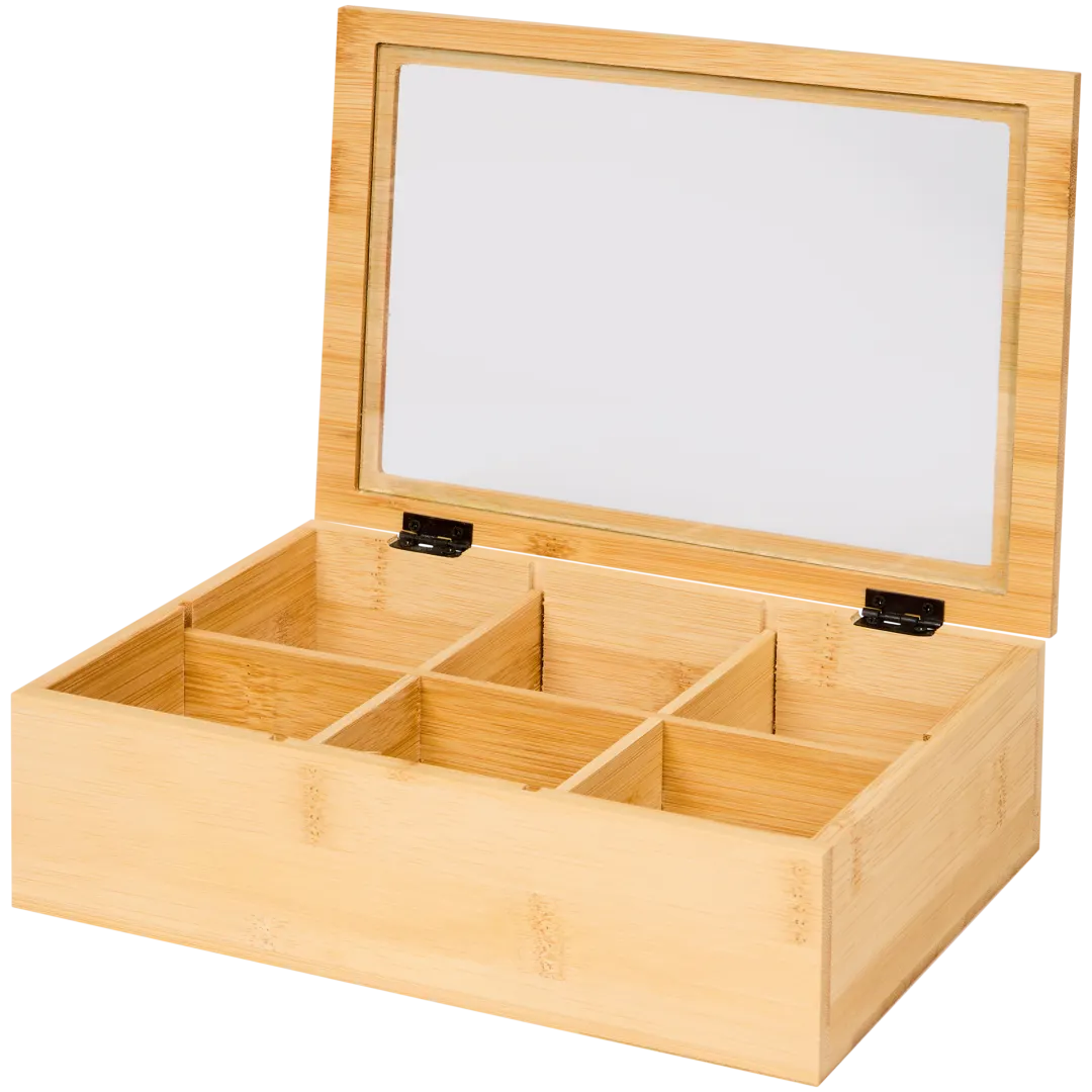 Theebox met tekst 24 x 17 cm | diverse kleuren