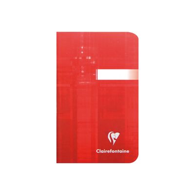Clairefontaine - Carnet 9 x 14 cm - 96 pages - petits carreaux (5x5 mm) - disponible dans différentes couleurs
