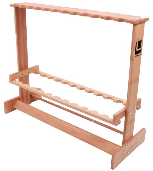 Présentoir Ultimate 24-Rod Rack Wood