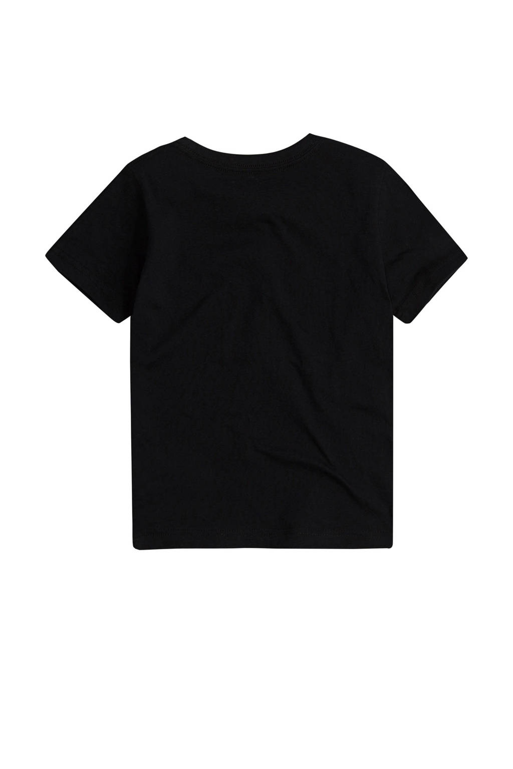 Levi's T-shirt met logo zwart/rood/blauw