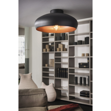 EGLO plafondlamp Mogano zwart/koper