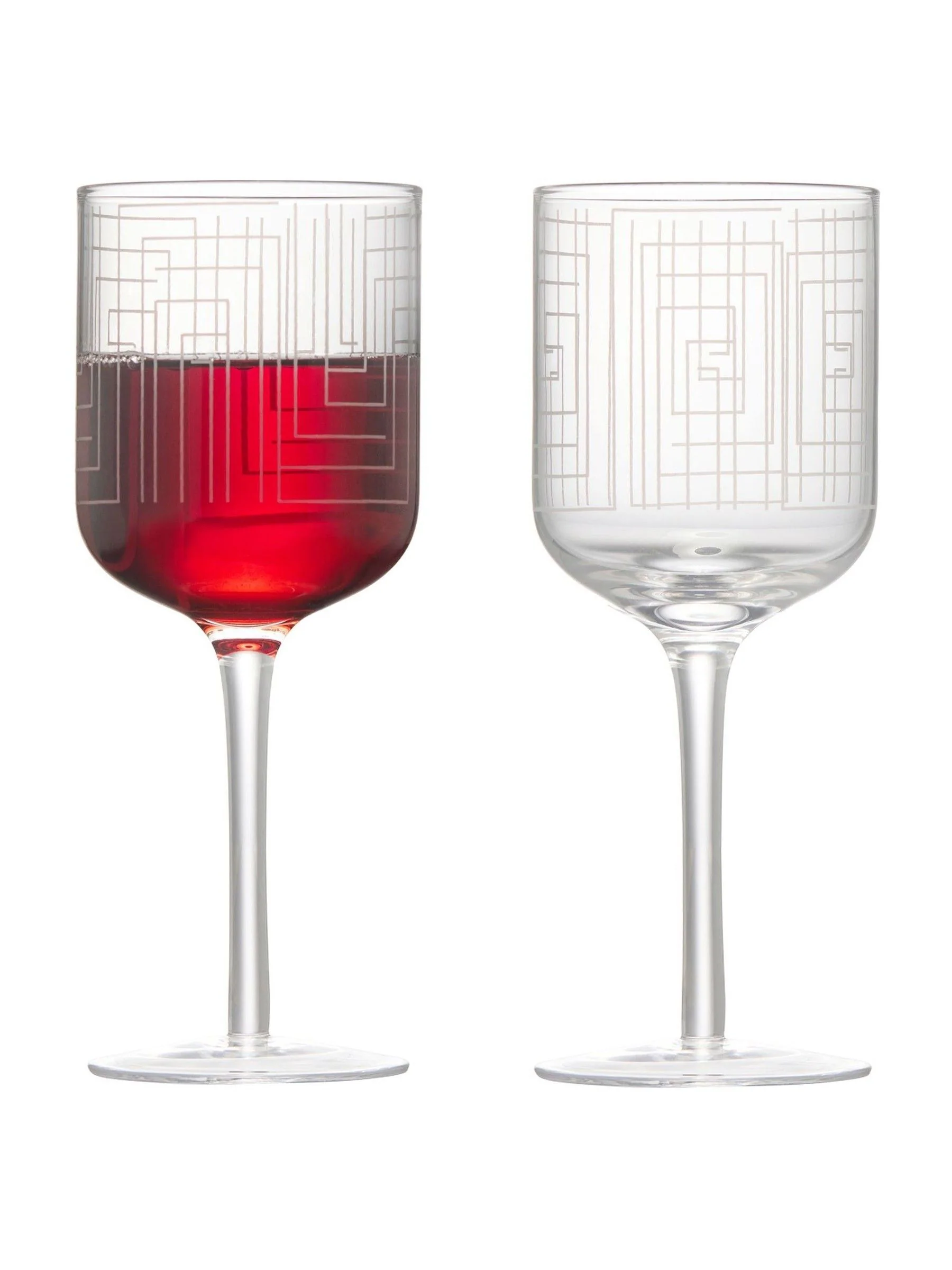 Anton Studio Designs Set van 2 Maze Wijnglazen