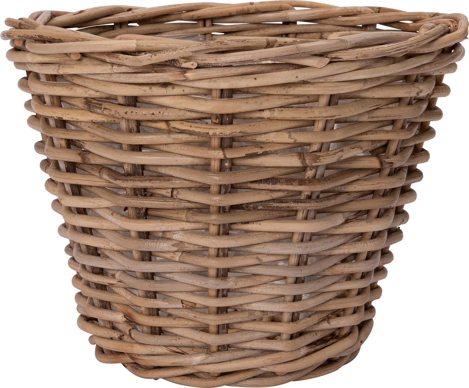 Van der Leeden plantenmand grijs D 35 H 25 cm