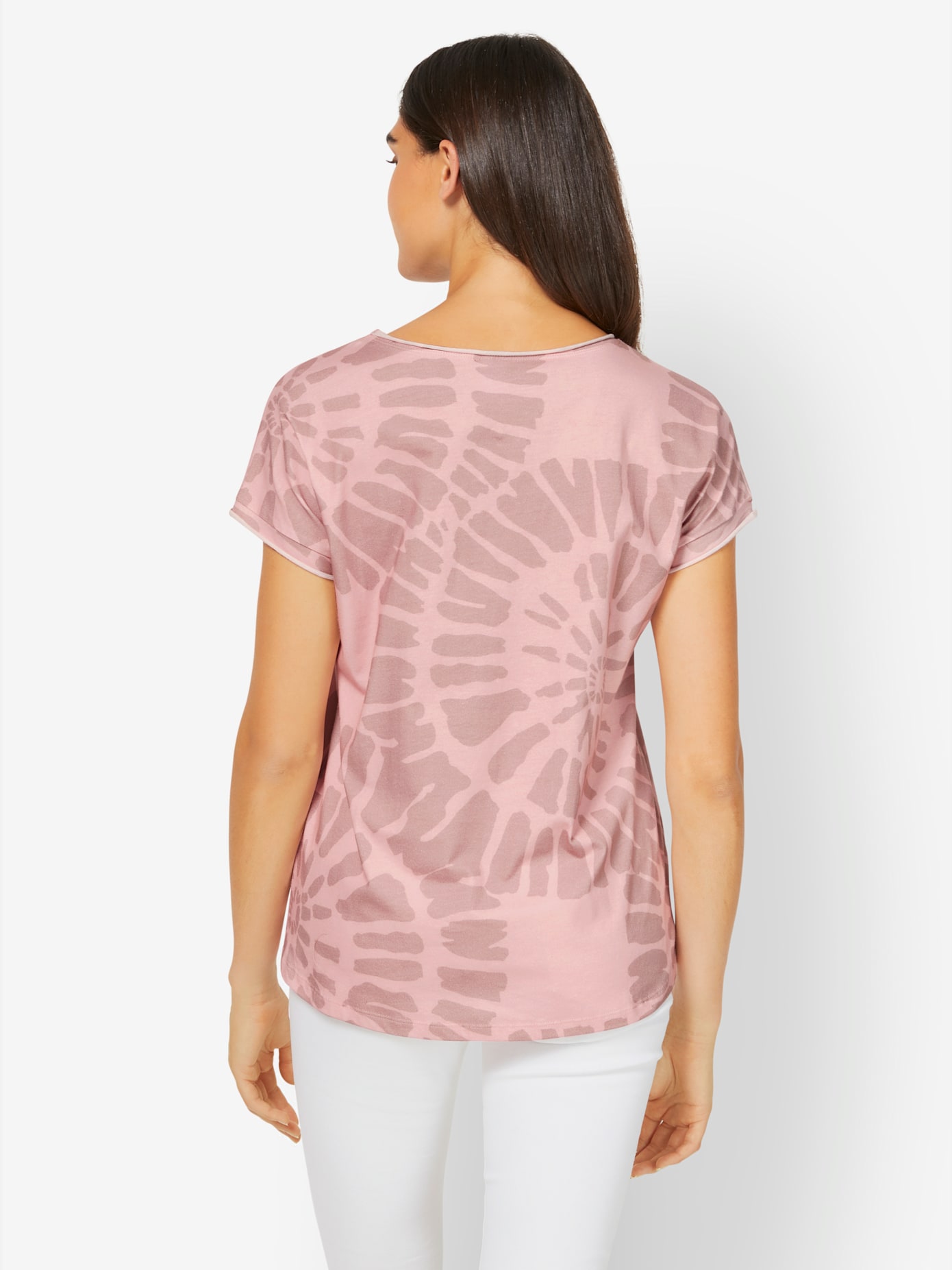 T-shirt imprimé imprimé animal décoratif