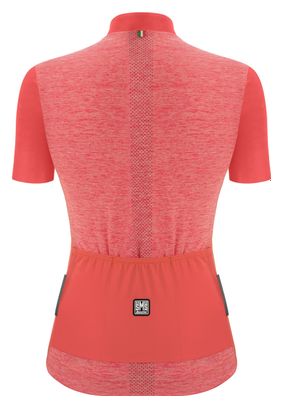 Maillot Manches Courtes Femme Santini Colore Puro Rose