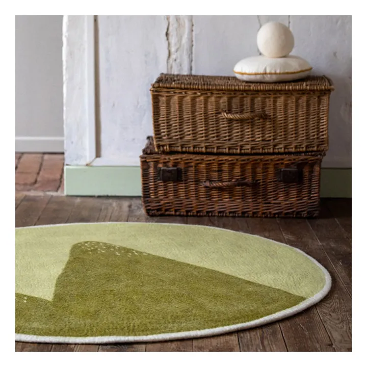 Muskhane Tapis Pasu Montagne en feutre | Beige