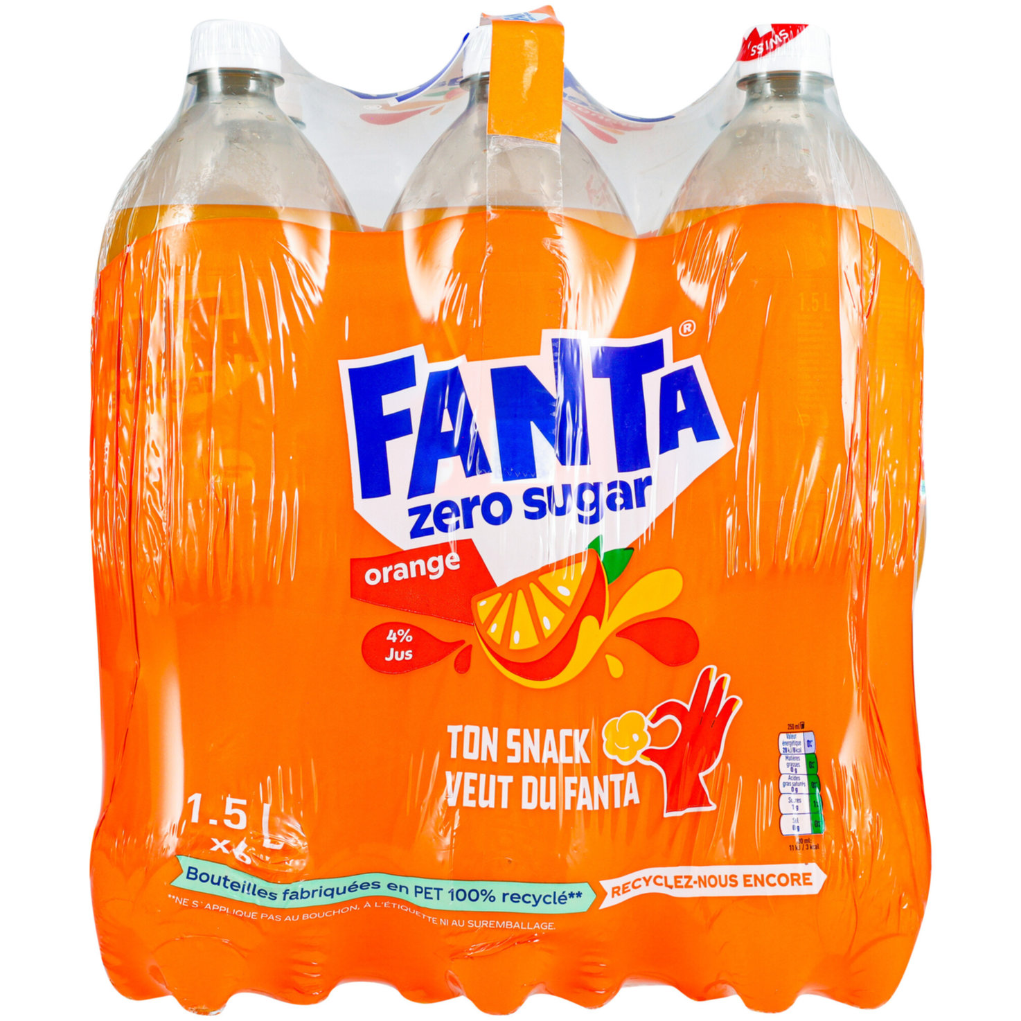 Fanta Orange Zero 6x1,5l