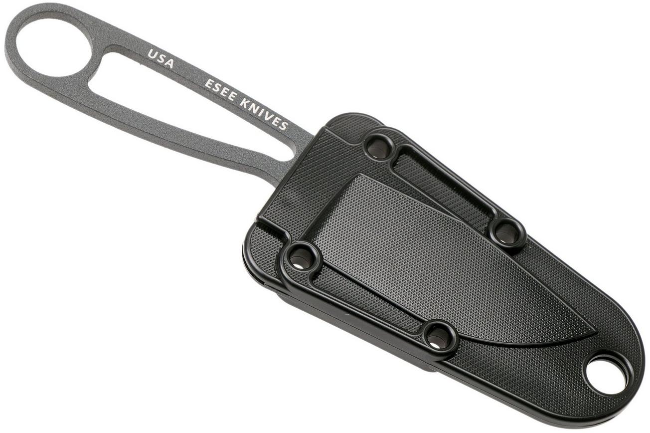 ESEE Izula Tactical Gunsmoke IZULA-TGK, survivalkit met schede en firesteel