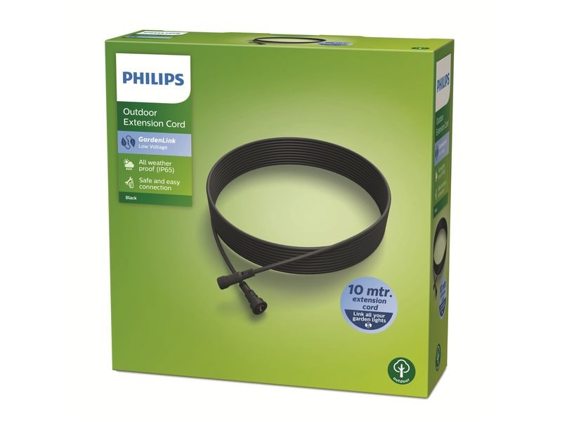 Philips Outdoor Niedervolt Verlängerungskabel 10m Verlängerungskabel