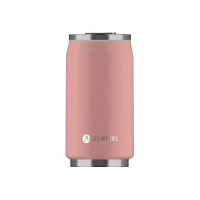 Les Artistes Paris - Canette isotherme - rose - 280 ml - acier inoxydable