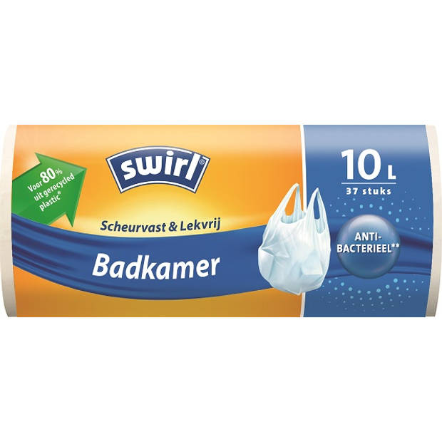 Swirl Antibacteriele Pedaalemmerzak met handvatten 10 Liter