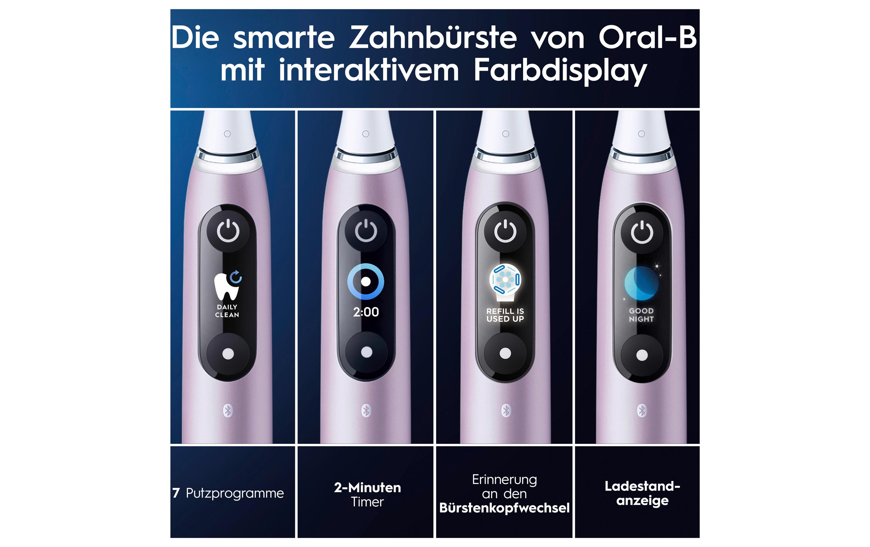 Mikrovibrationszahnbürste iO Series 9N Rose Quartz<br>Elektrische Zahnbürste