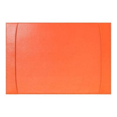 L'Agenda Moderne Satiny - Sous-main - 56 x 38 cm - orange - Quo Vadis
