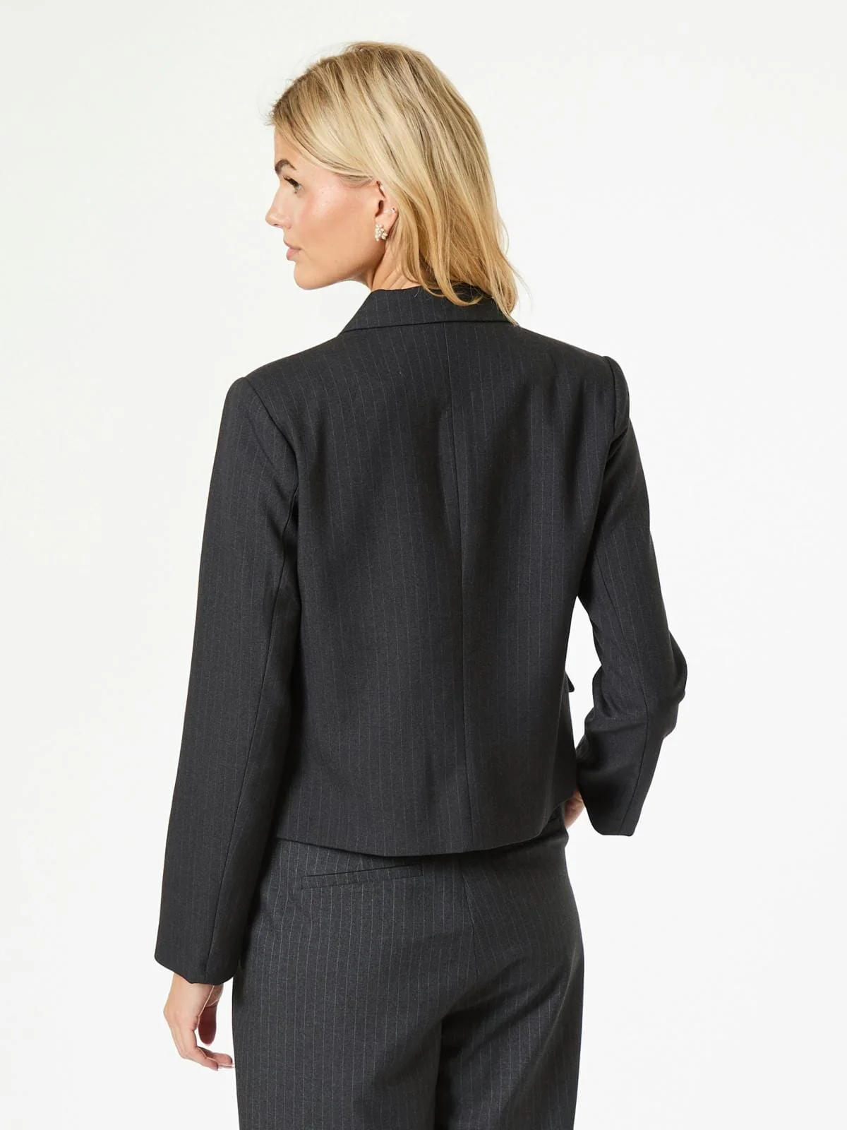 Neo Noir Djarla Pinstripe Blazer