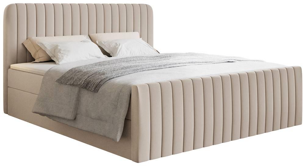 NADUVI Collection Boxspring Adrien chenille met opbergvak 200x200