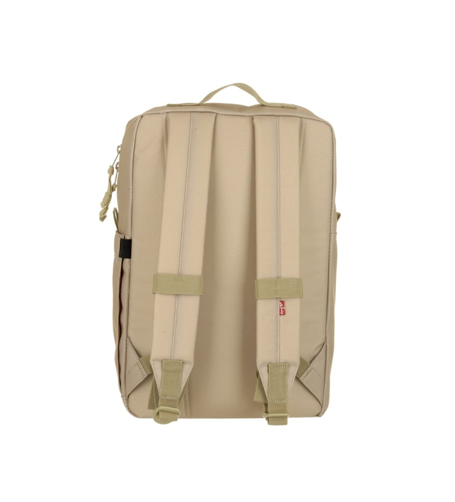 Mochila Levi's L-Pack Standard Issue cor taupe - 41x26x13cm
