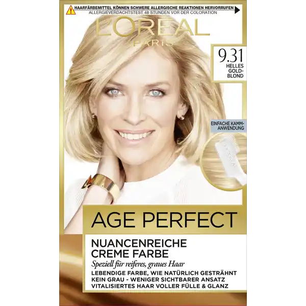 Creme Farbe 9.31 Helles Goldblond