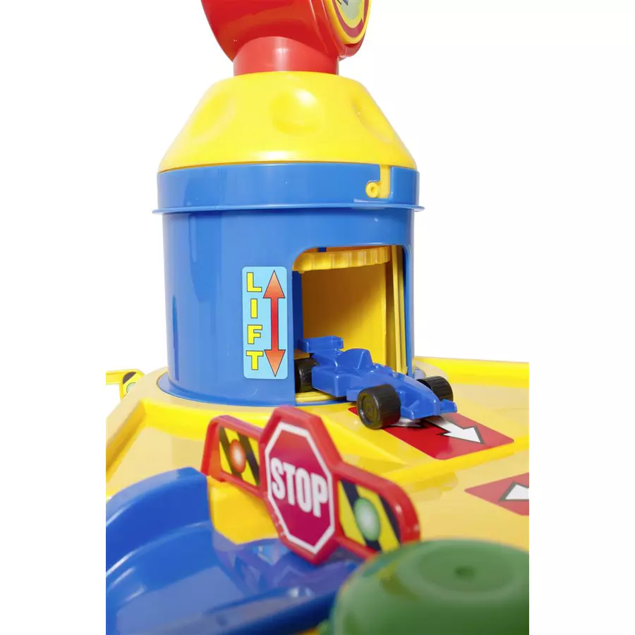 WADER QUALITY TOYS Park Tower mit 7 Ebenen und Autos