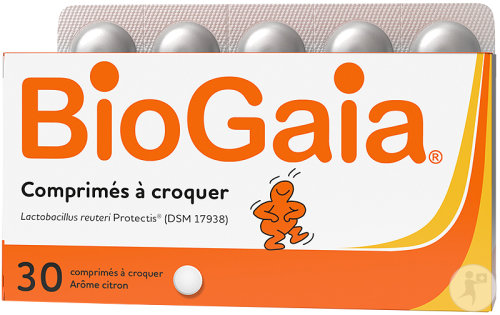 BioGaia Lactobacillus Reuteri Protectis Arôme Citron 30 Comprimés À Croquer
