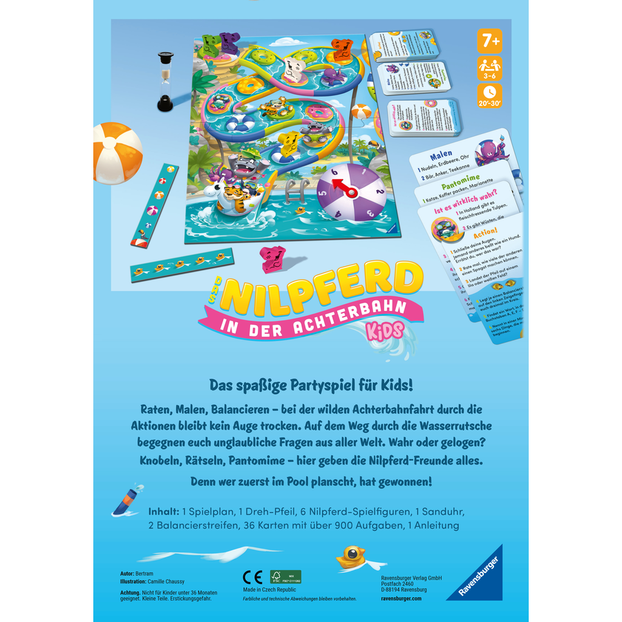 Ravensburger Das Nilpferd in der Achterbahn Kids