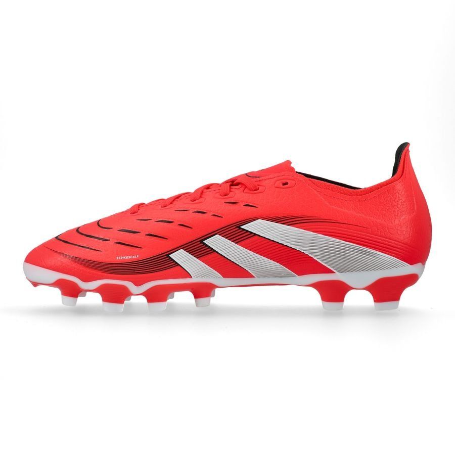adidas Predator League MG Pure Victory - Lucid Red/Blanc/Noir