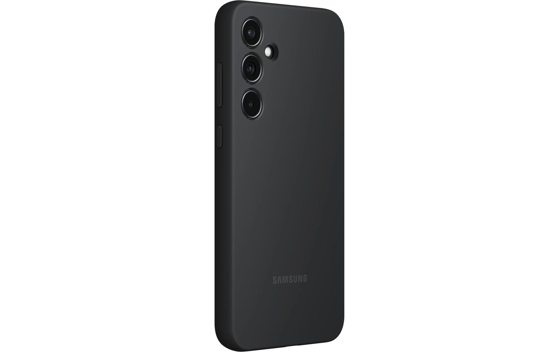 Back Cover Silicone Galaxy A55 5G SchwarzSchutzhülle für das Samsung Galaxy A55 5G